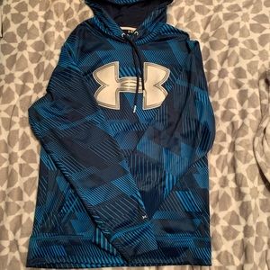 Patterned Blue Under Armour Hoodie
